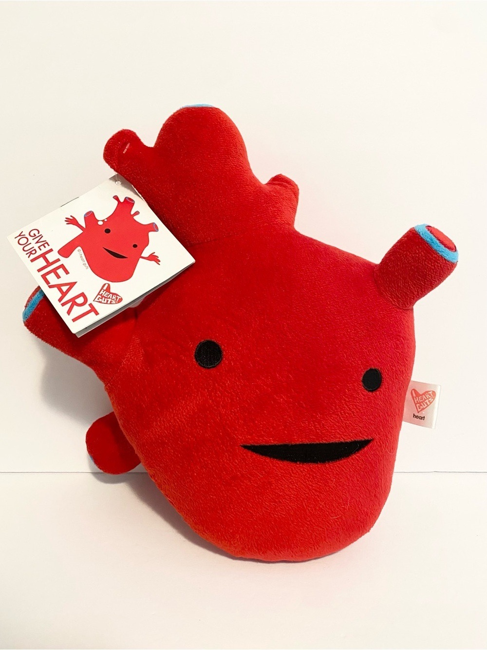 I Heart Guts Stuffed Toy Plush Heart Give Your Heart NWT 10” Organ Kawaii